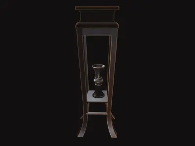Medieval Furniture V07 Low-poly 3D model