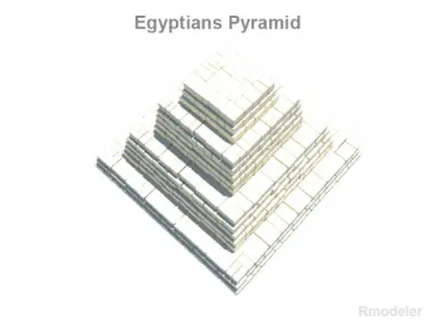 Egyptians pyramid 3D model