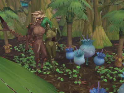 Acheron Isonade Nude Low-poly 3D model