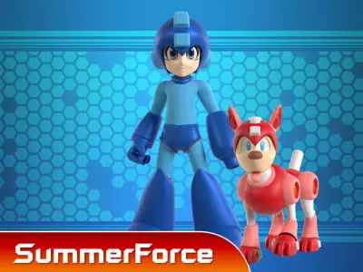 Rush - Megaman 3D model