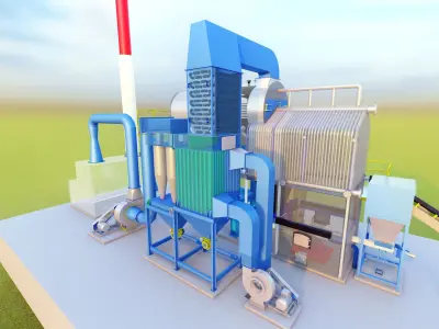 Boiler 3D model