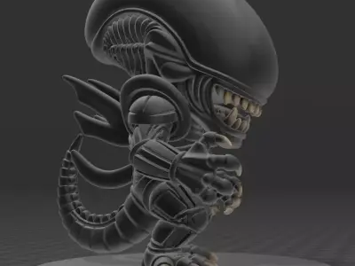 Xenomorph CHIBI ALIEN 3D print model