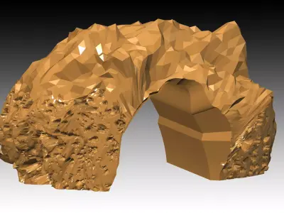 Aquarium-Ornaments fourth cave Free 3D print model