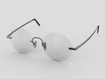 Glasses 7 eyeglasses Low-poly 3D model