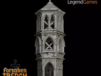 LegendGames Trench Crusade Bell Tower 3D print model