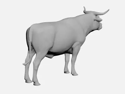 Ox-wild animals 3D model