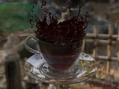 Glass Cup 3D model buy