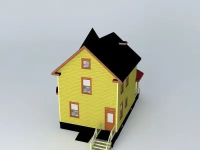 Victorian House Free 3D model