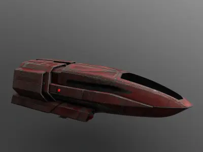 26DSC-Shuttle spaceship 3D model