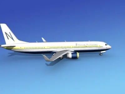 Boeing 737-900ER Nania Air 3D model