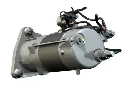 Starter Motor 02 3D model