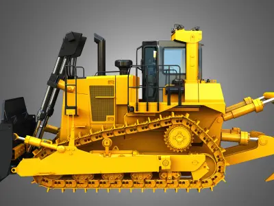 D10T2 - Dozer 3D model
