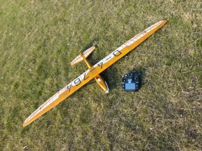 Schneider GRUNAU BABY IIb RC vintage glider wingspan 2000mm 3D print model