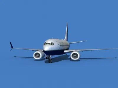 Boeing 737 MAX 7 Air Charter Intl 3D model