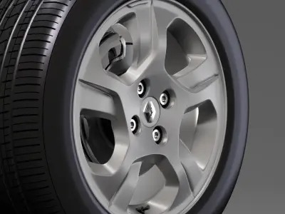 Renault Logan wheel 2017 3D model