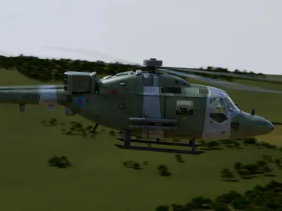 Westland Lynx AH7 3D model
