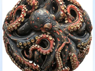 Octopus Seamless Texture Texture