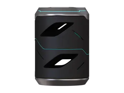 Portable Bluetooth Speaker High poly 3D Model 3D model