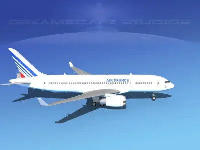 Boeing 787-8 Air France 3D model