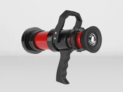 Fire Hose Nozzle 3D model