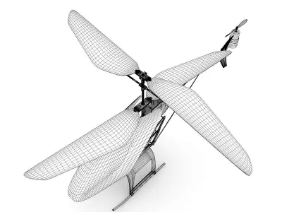 RC Helicopter 3D model