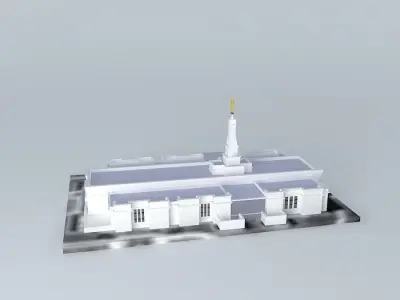 Regina Saskatchewan Temple Free 3D model