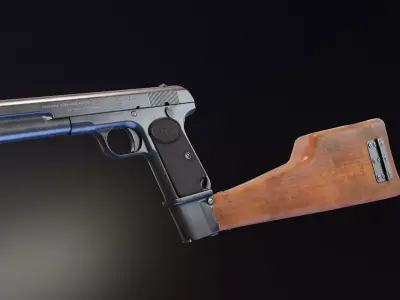 FN Model 1903 Low-poly 3D model