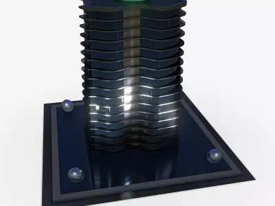 Art Skyscraper 3D model