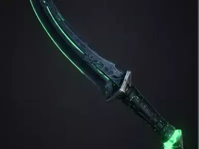 Void Emerald Low-poly 3D model