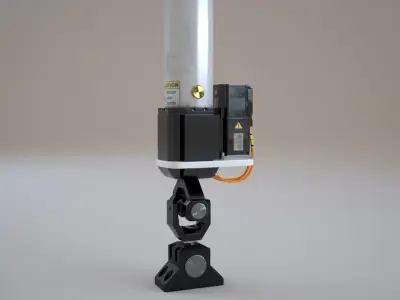 Hydraulic Cylinder Piston 3D model