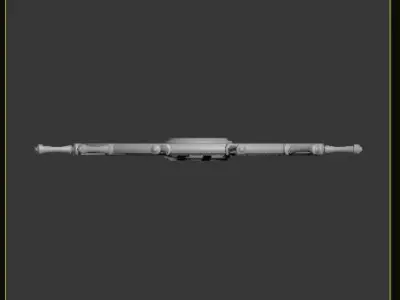 Ship Steering Wheel 3D model