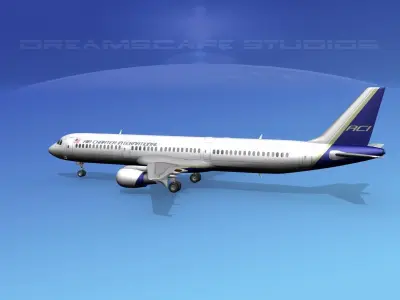 Airbus A321 Air Charter Intl 1 3D model