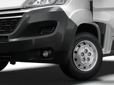 Citroen Jumper Van L3H3 HQ Interior 2023 3D model