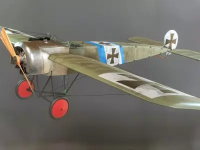 Fokker E IIII Eindecker 3D model