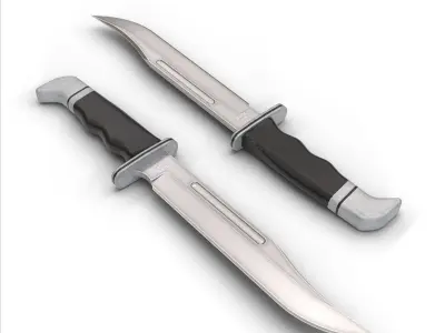 Ghostface knife Low-poly 3D model