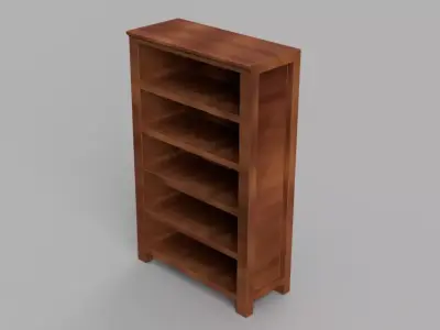 An easy to print bookshelf Free 3D print model