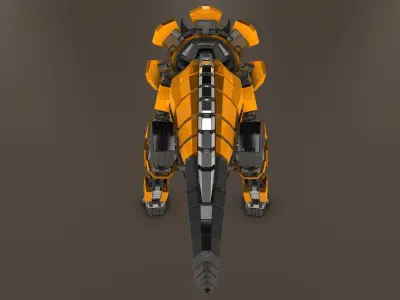 Robot Triceratops 3D model