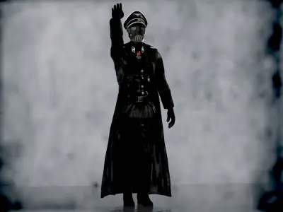 Karl Ruprecht Kroenen from Hellboy Low-poly 3D model