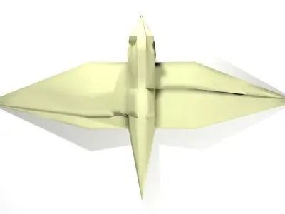 Origami - Bird 3D model