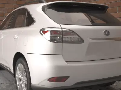 lexus rx450h vehicle 3D model