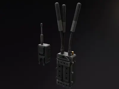 Tomahawk MxC DataLink Low-poly 3D model