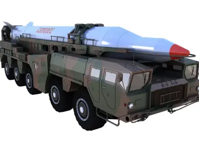 Nodong Missile launch vehicle  3D model