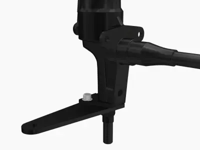 Menscer Motorsports Coilovers Low-poly 3D model