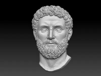 1 Antoninus Pius CNC Relief Model 3D print model