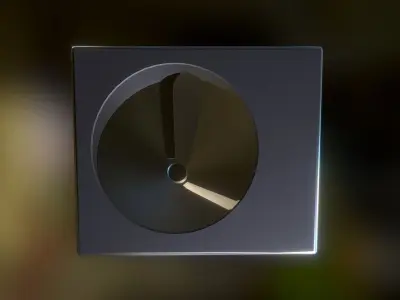 Sharpener clock 3D model