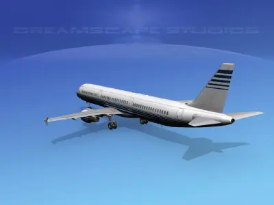 Airbus A321 Corporate 4 3D model