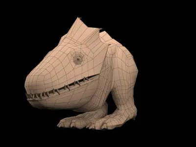 Baby Dinisaur Free low-poly 3D model
