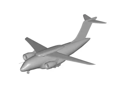 Embraer C-390 Millennium 3D model