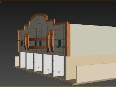 Interface Building 3D model 3D model