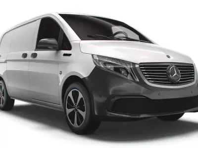 Mercedes Benz EQV Cargo Van L1 2021 3D model